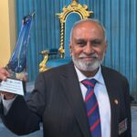 Pradeep Kanthan, writer and community volunteer, recipient of the Victorian Senior of the Year – COTA Senior Achiever Award.