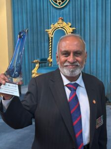 Pradeep Kanthan at the Victorian Senior of the Year Awards Pradeep Kanthan, writer and community volunteer, recipient of the Victorian Senior of the Year – COTA Senior Achiever Award.